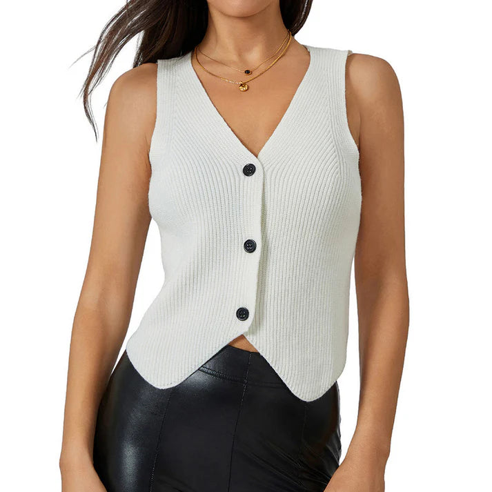 ELLE ROUGE Knit Vest