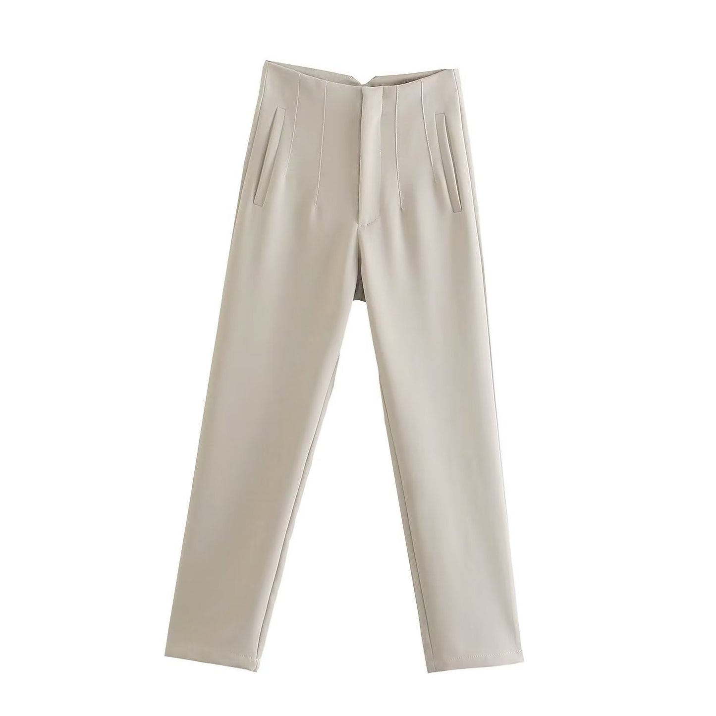 Elle Rouge High Waist Pleat Pants